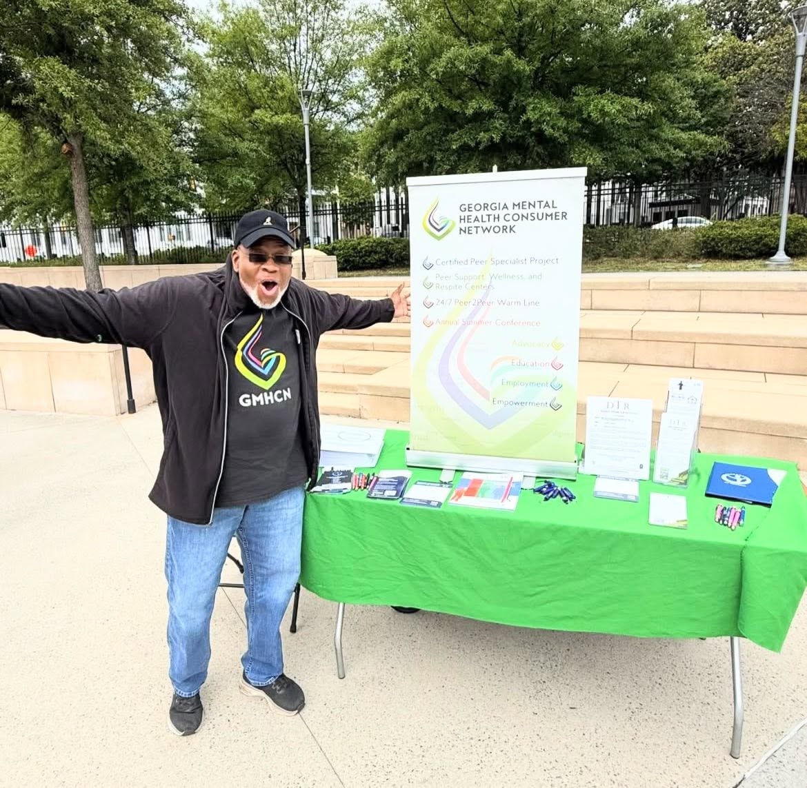 Georgia Mental Health Consumer Network booth